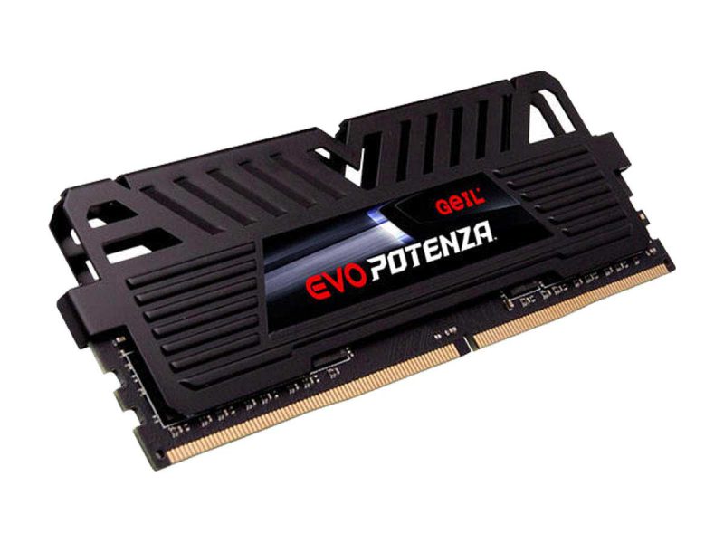 Geil Evo Potenza DDR4 3000MHz CL16 16GB 2 رم دسکتاپ GEIL تک کاناله 8 گیگابایت 3000 مگاهرتز EVO Potenza DDR4