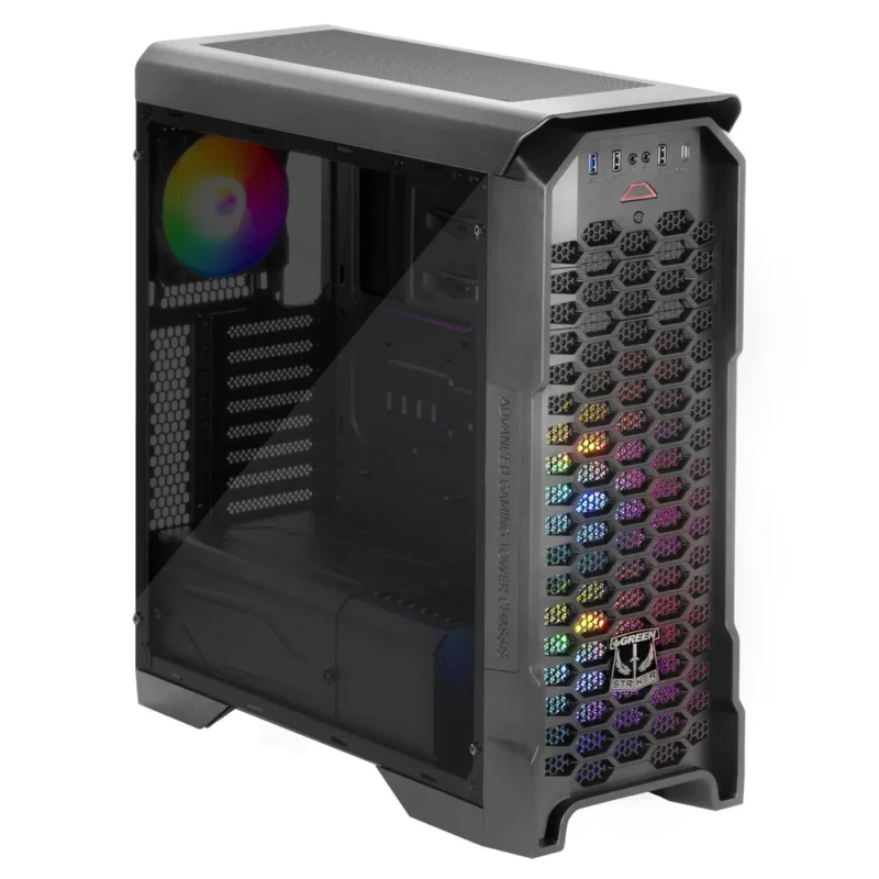 کیس کامپیوتر گرین مدل GREEN Striker FRGB