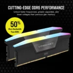 رم 16 گیگ DDR5 کورسیر Corsair VENGEANCE RGB 5600