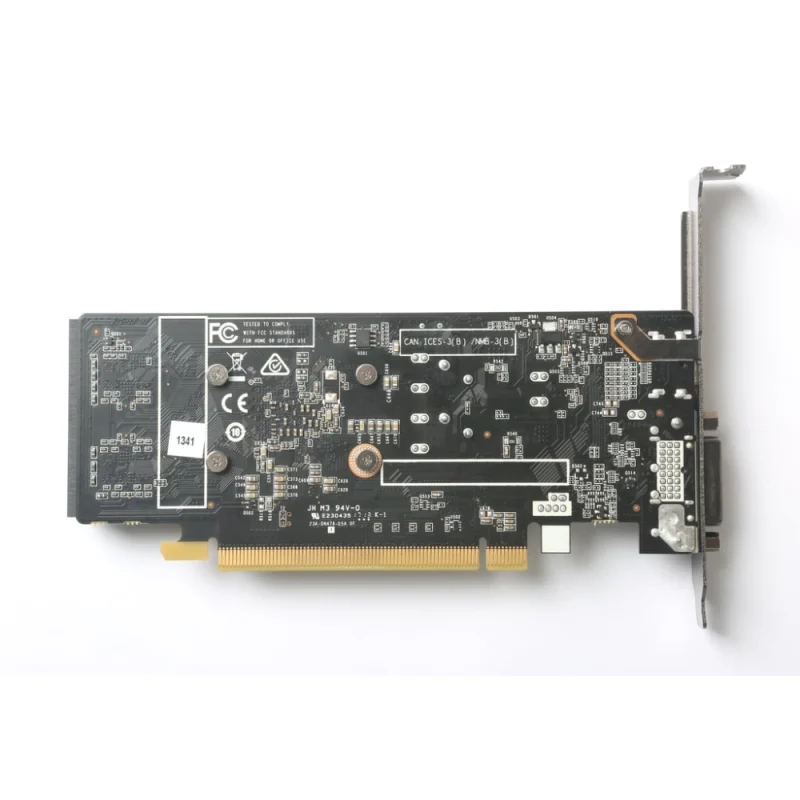 کارت گرافیک زوتک Zotac GT 1030 2GB نمای پشت کارت