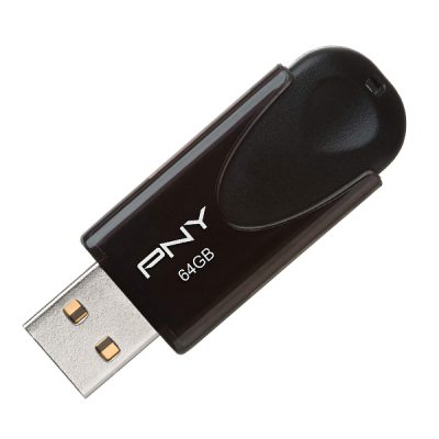 فلش مموری پی ان وای ظرفیت 64 گیگابایت مدل PNY Attach 4 USB2.0