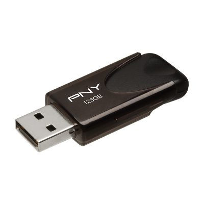 فلش مموری پی ان وای ظرفیت 128 گیگابایت مدل PNY Attach 4 USB2.0