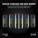 رم 16 گیگ DDR5 کورسیر Vengeance RGB 5200