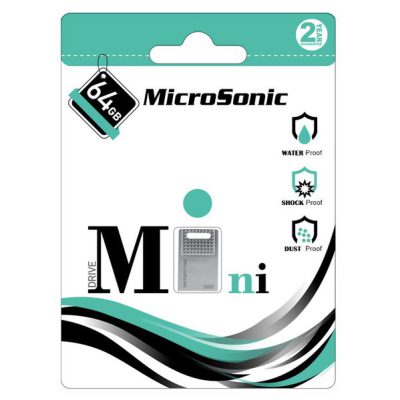 فلش مموری میکروسونیک مدل mini drive ظرفیت 64 گیگابایت