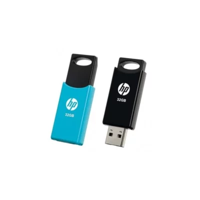 فلش مموری 32 گیگابایت اچ پی مدل HP V212TWIN USB 2.0 بسته 2 عددی