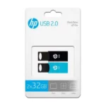 فلش مموری 32 گیگابایت اچ پی مدل HP V212TWIN USB 2.0 بسته 2 عددی