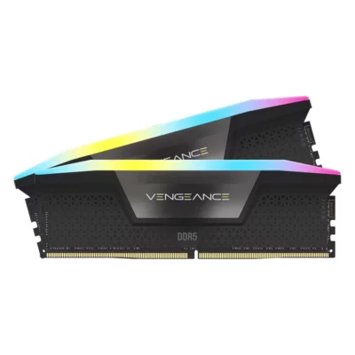 رم دسکتاپ کورسیر مدل CORSAIR VENGEANCE RGB DDR5 32GB 5200MHz