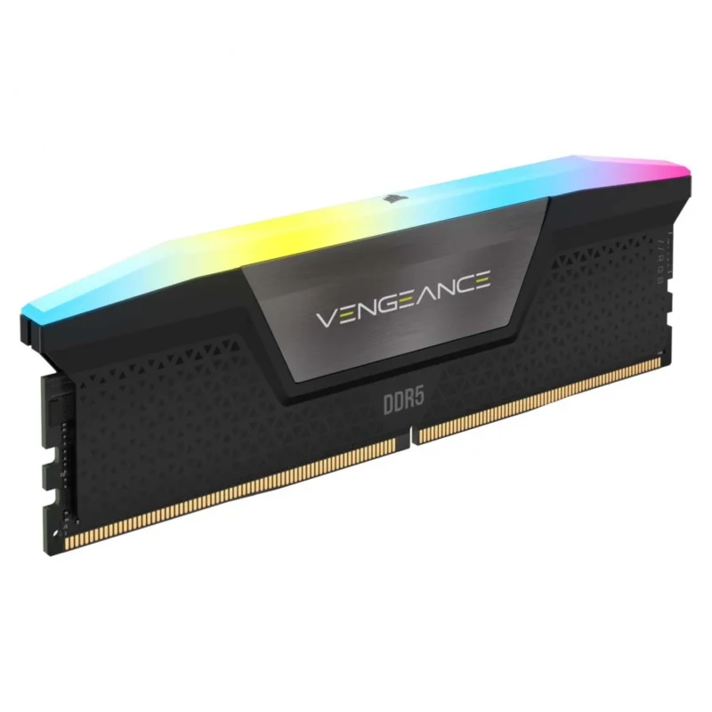 RAM CORSAIR VENGEANCE 32GB 5200 DDR5 RGB 4 رم دسکتاپ کورسیر مدل CORSAIR VENGEANCE RGB DDR5 32GB 5200MHz