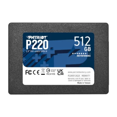 هارد SSD 512 گیگ پتریوت مدل P220