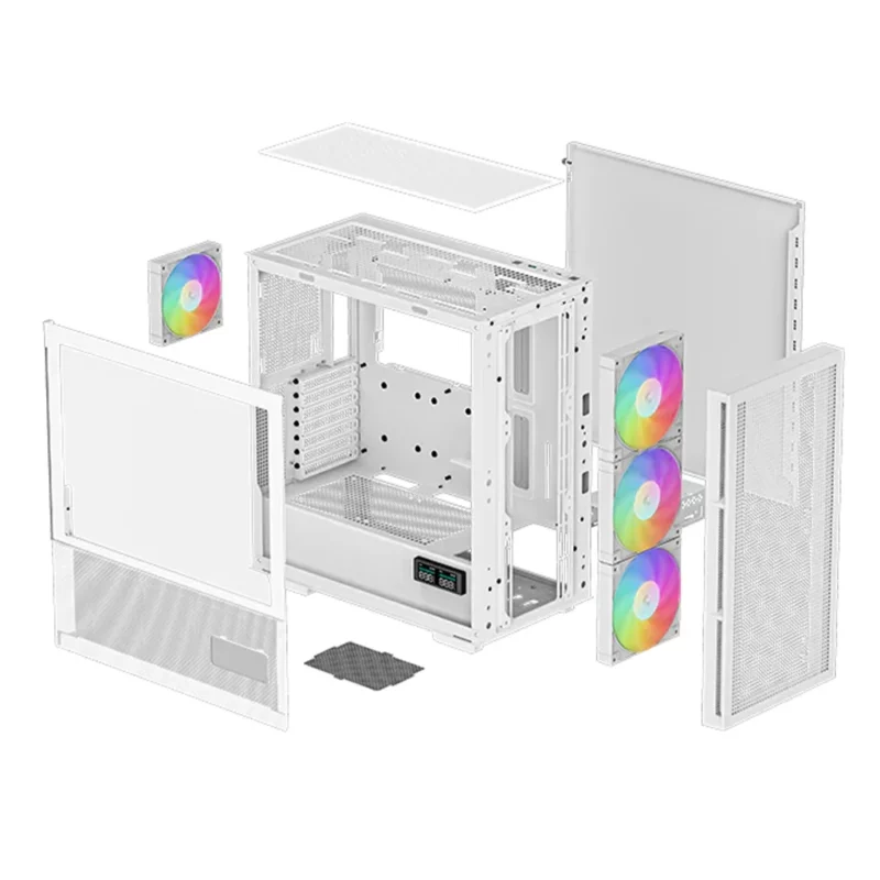 کیس دیپ کول DEEPCOOL CH560 DIGITAL WHITE