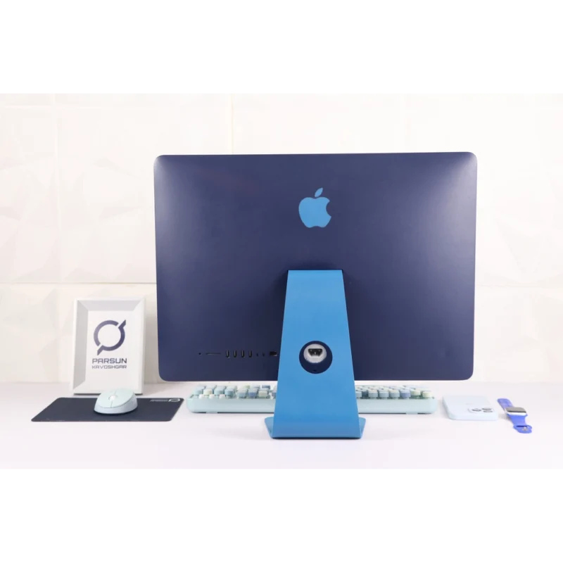 آی مک 22 اینچ اپل iMAC Slim A1418 2012 i5 G3 dark BLUE color BACK