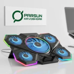 پایه خنک کننده لپ تاپ کول کلد F13 RGB 3 پایه خنک کننده لپ تاپ کول کلد F13 RGB