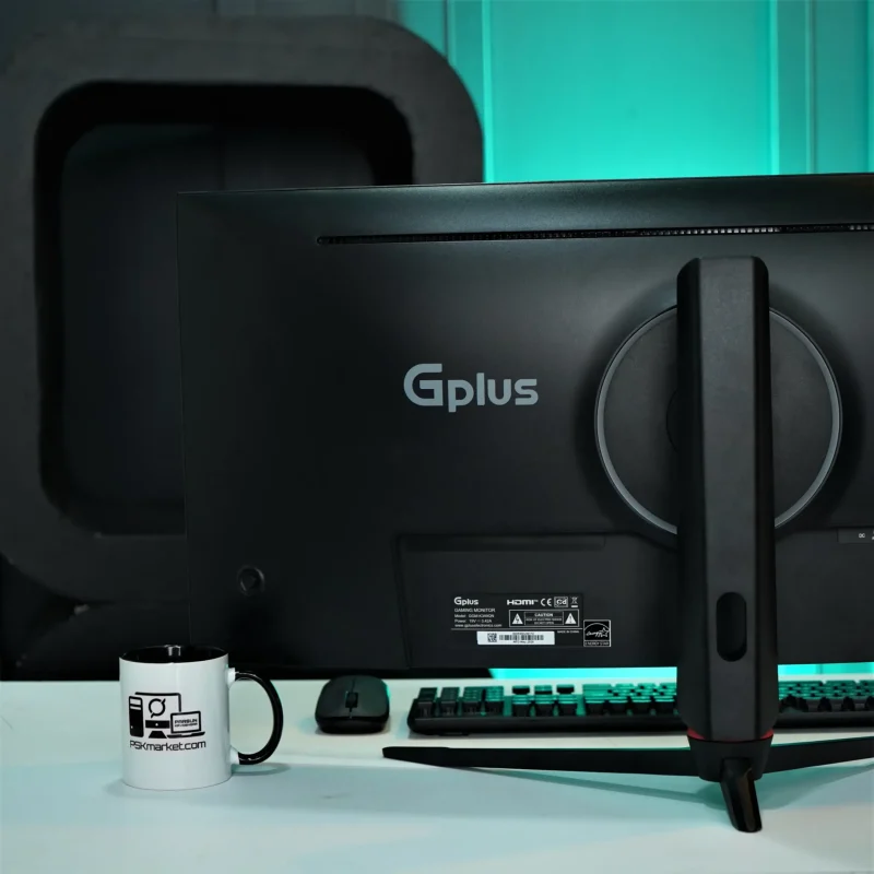 مانیتور جی پلاس گیمینگ 34 اینچ GPLUS GGM-K349QN نمای پشت