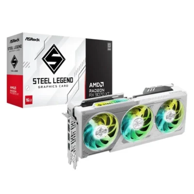 کارت گرافیک ازراک RX 9070 XT Steel Legend 16GB