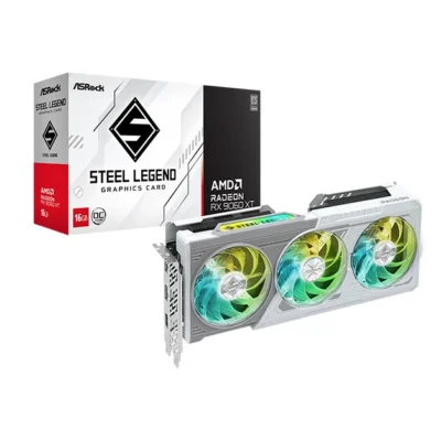 کارت گرافیک ازراک RX 9060 XT Steel Legend 16GB