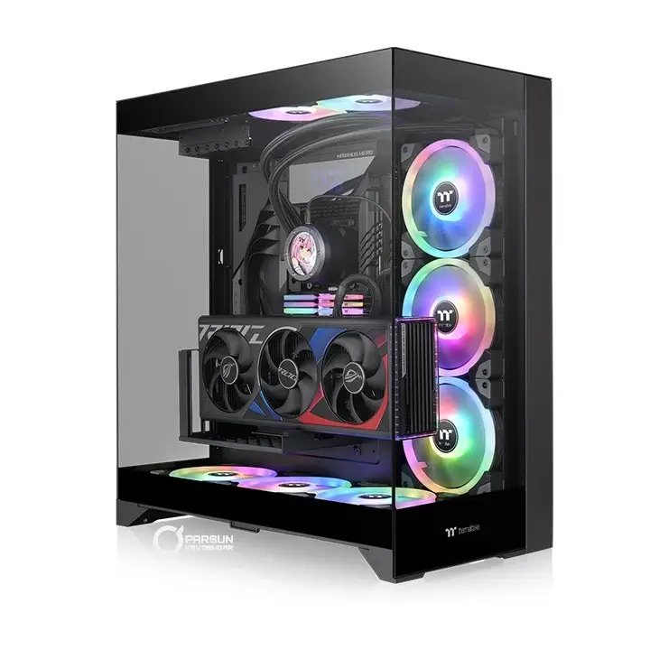 کیس کامپیوتر ترمالتیک Thermaltake CTE E550 TG Black کیس کامپیوتر ترمالتیک Thermaltake CTE E550 TG Black