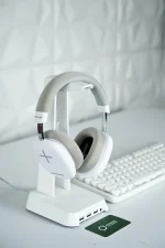نمای کلی هدست بی سیم گرین لاین مدل Echo Max GNECOMAXHP