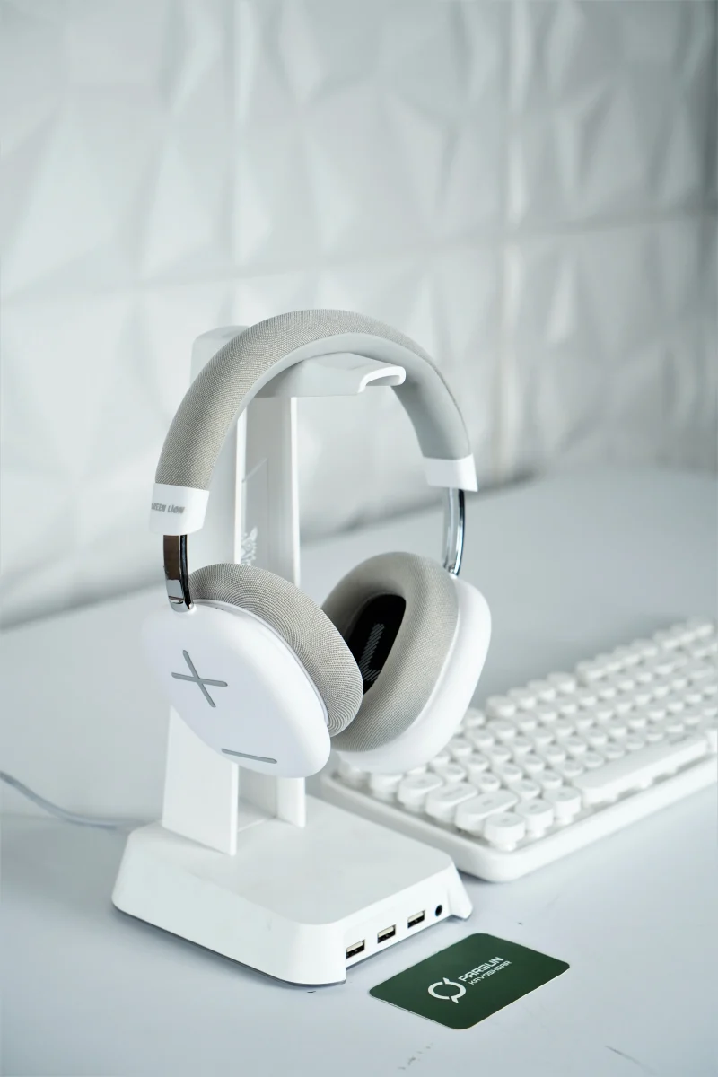 نمای کلی هدست بی سیم گرین لاین مدل Echo Max GNECOMAXHP