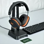 نمای کامل هدست بی سیم گرین لاین مدل Echo Max GNECOMAXHP