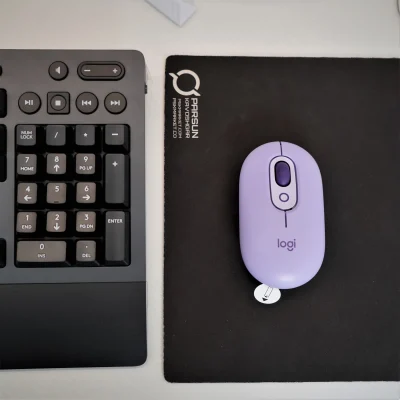 نمای کامل ماوس بی سیم لاجیتک Logitech Pop Mouse
