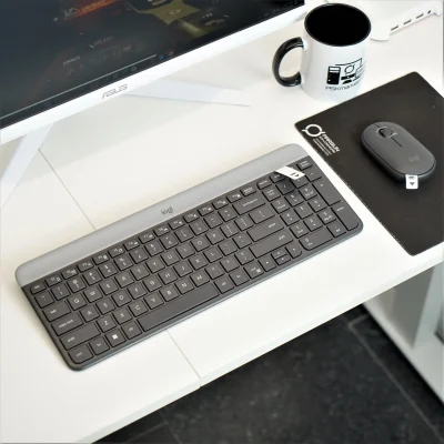نمای کلی ماوس کیبورد لاجیتک Logitech MK470 SLIM COMBO