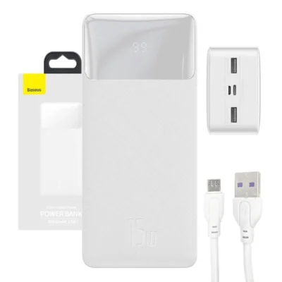 پاوربانک بیسوس 30000mAh مدل BASEUS BIPOW15W