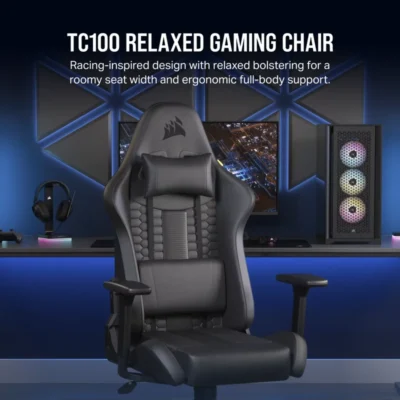 صندلی گیمینگ کورسیر TC100 LEATHERETTE