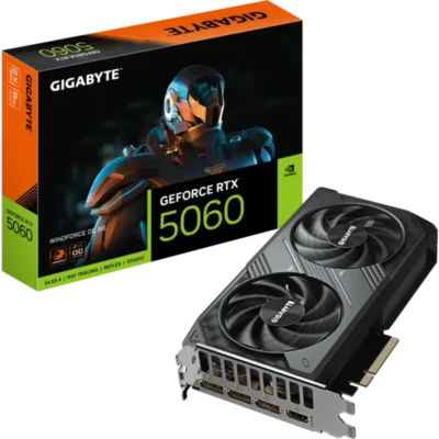 کارت گرافیک گیگابایت مدل RTX 5060 WINDFORCE OC 8G