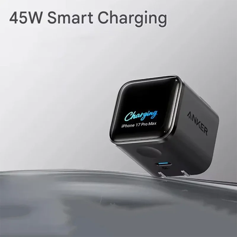 شارژر دیواری 45 وات انکر مدل Nano Charger A121D رنگ مشکی
