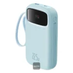 پاوربانک بیسوس 10000mAh مدل QPow2 Dual Cable