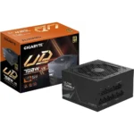 پاور 750 وات گیگابایت Gigabyte UD750GM V2 با نمای جعبه