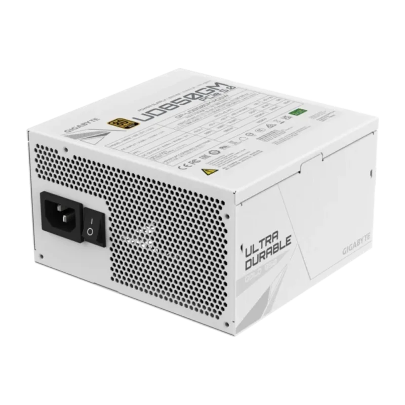 پاور 850 گیگابایت Gigabyte UD 850GM White نمای پشت