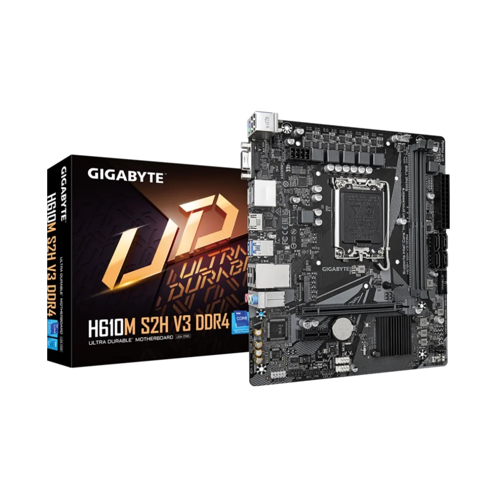 مادربرد گیگابایت H610M S2H V3 DDR4 1 مادربرد گیگابایت H610M S2H V3 DDR4 با جعبه