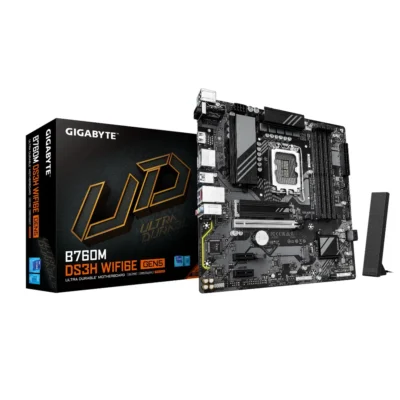 مادربرد گیگابایت مدل Gigabyte B760M DS3H WiFi6E GEN5 همراه با جعبه