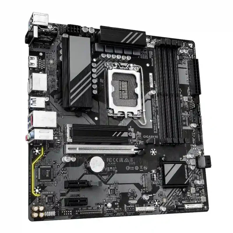 مادربرد گیگابایت مدل Gigabyte B760M DS3H WiFi6E GEN5 نمای کناری