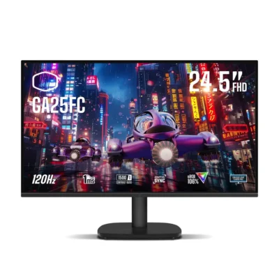 مانیتور 25 اینچ کولرمستر COOLERMASTER GA25FC نمای روبرو