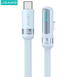 کابل تایپ سی به لایتنینگ یوسمز مدل US SJ652 آبی