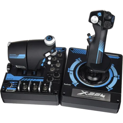 جوی استیک کنترل پرواز لاجیتک X56 PRO RHINO HOTAS