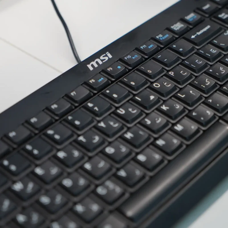 کیبورد ام اس آی مدل MSI KU 1019 نمای نزدیک