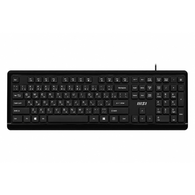 کیبورد ام اس آی مدلMSI KB-166 کیبورد ام اس آی مدلMSI KB-166