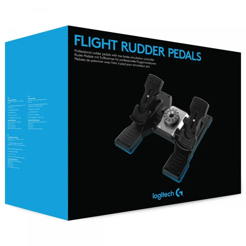 پدال هدایت پرواز لاجیتک Flight Rudder Pedals